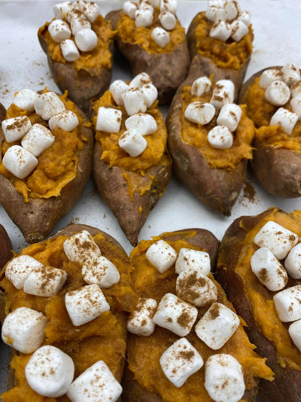 Twice baked sweet potato